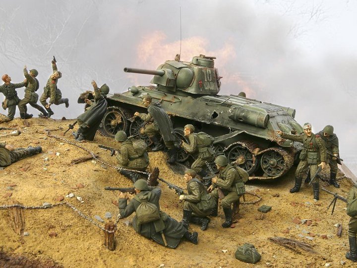 Выставка «История военной техники в миниатюре»