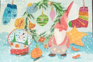 Выставка рисунков «Новогодняя игрушка»