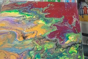 Мастер-класс «Искусство флю-арта»