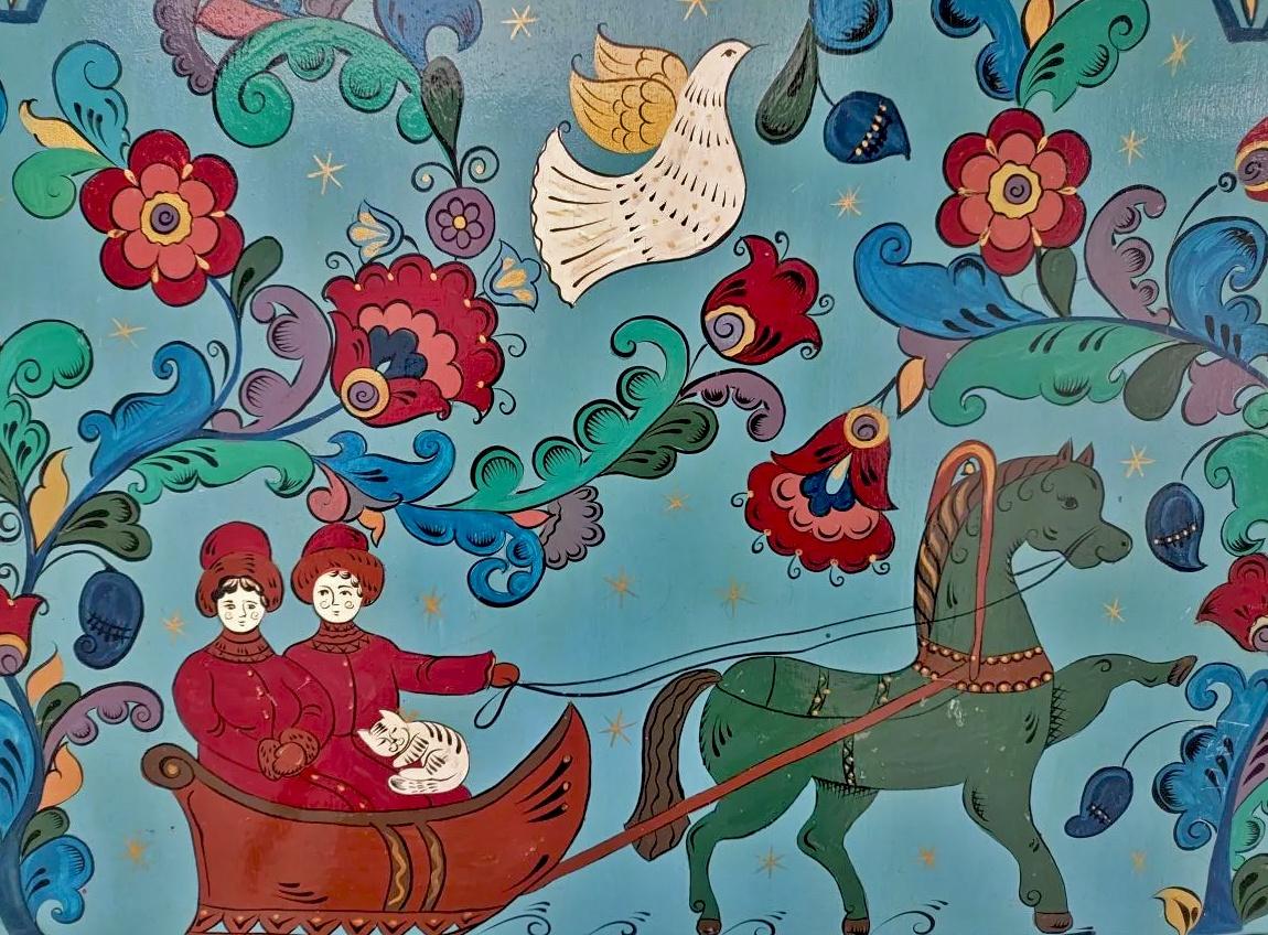 Мастер-класс по росписи «Птицы и лошадки»