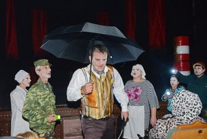 Репетиция спектакля «Бидерман и поджигатели»