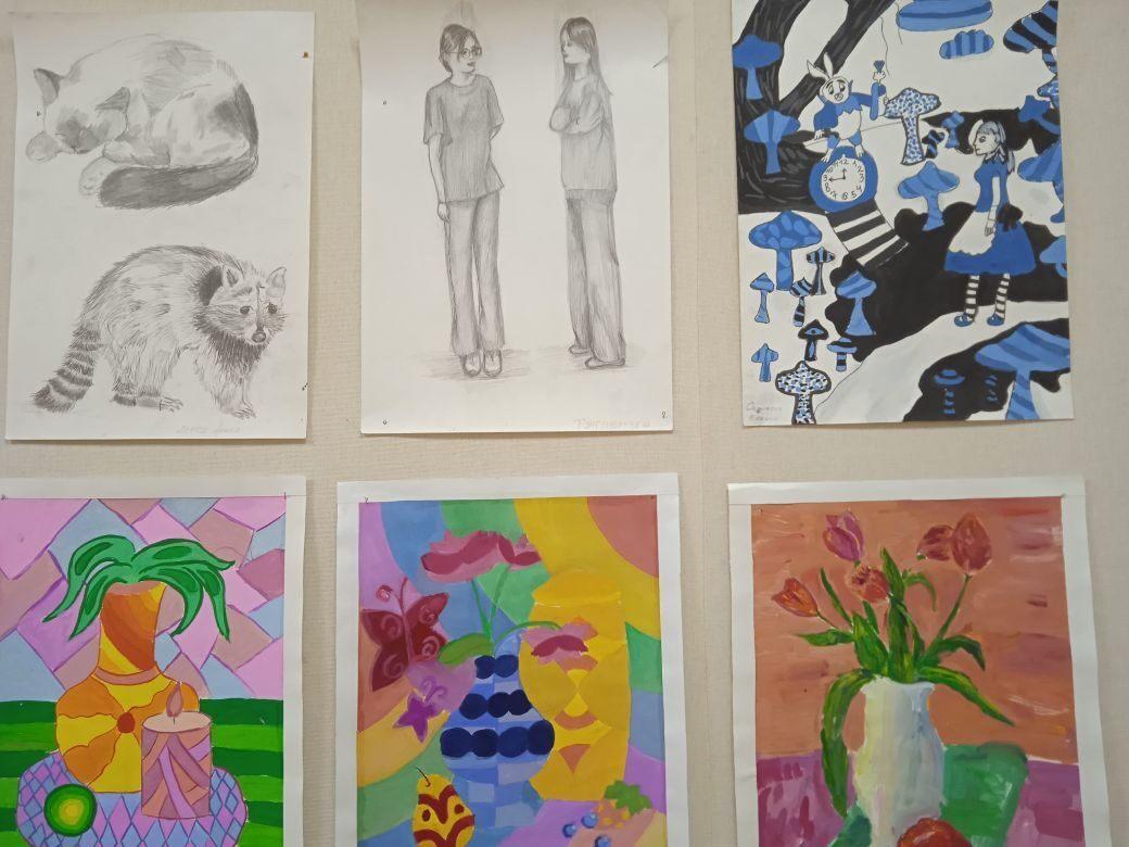 «Выставка по ИЗО третьего класса за первое полугодие»