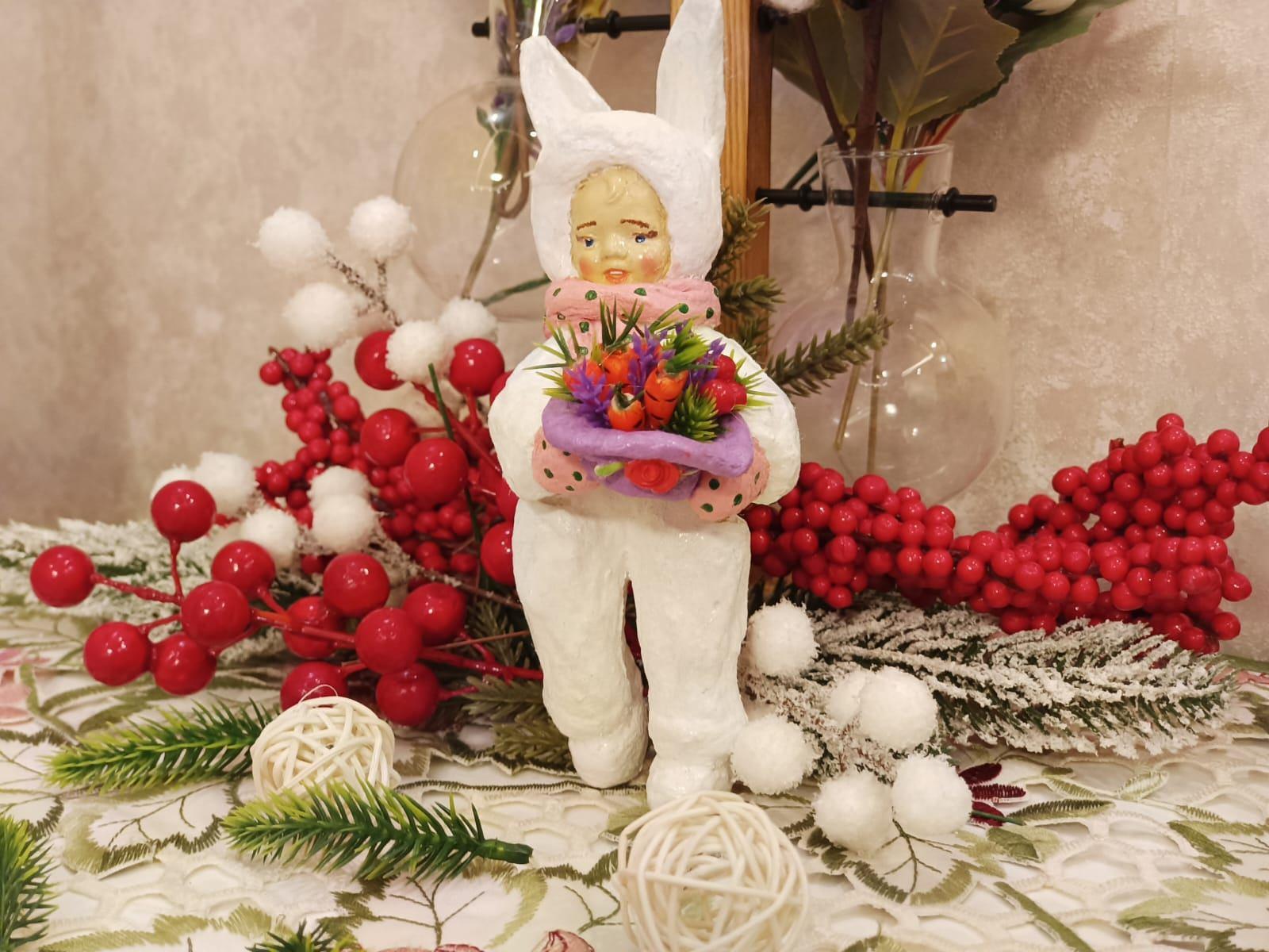 Выставка игрушек из ваты «Застывшие мгновения зимы»