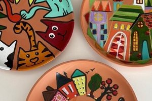 Мастер-класс по росписи тарелки