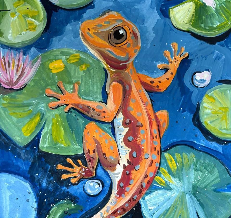 Мастер-класс «Ящерица»