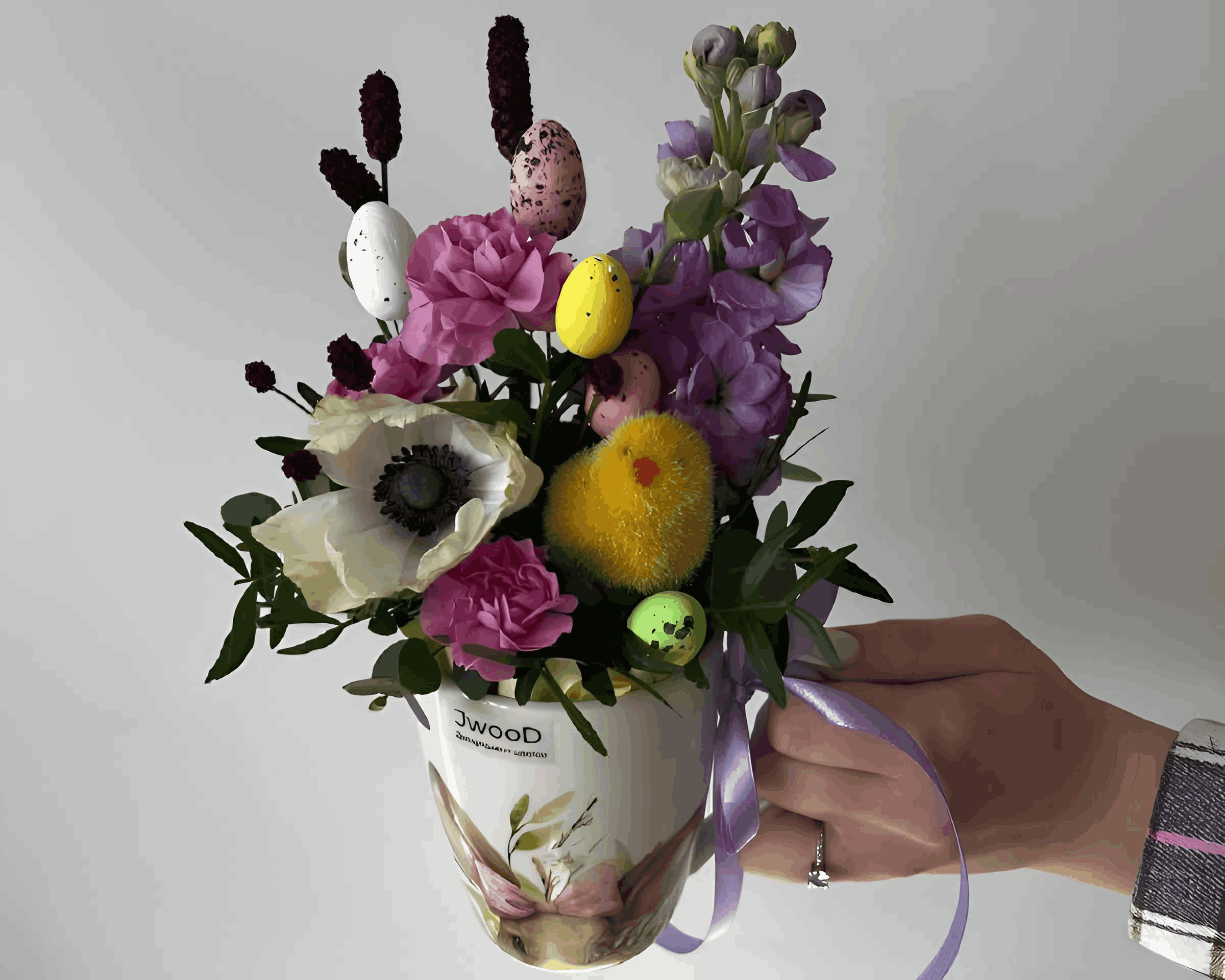 Мастер-класс «Цветочная композиция к Пасхе»