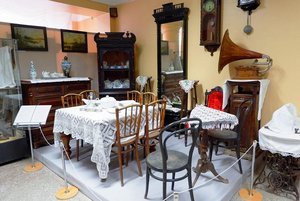 Экспозиции Музея истории рыболовства села Оранжереи