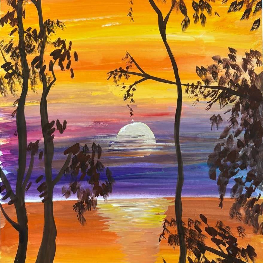 Мастер-класс «Закат»