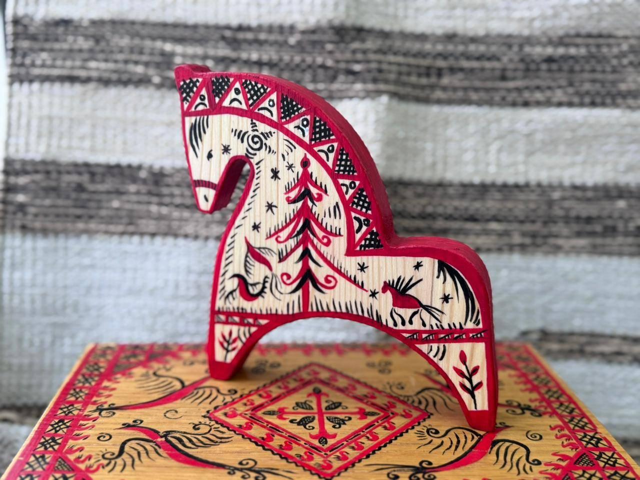 Мастер-класс «Мезенский конь»