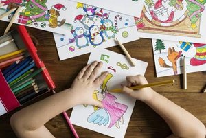 Конкурс рисунков «первый снег»