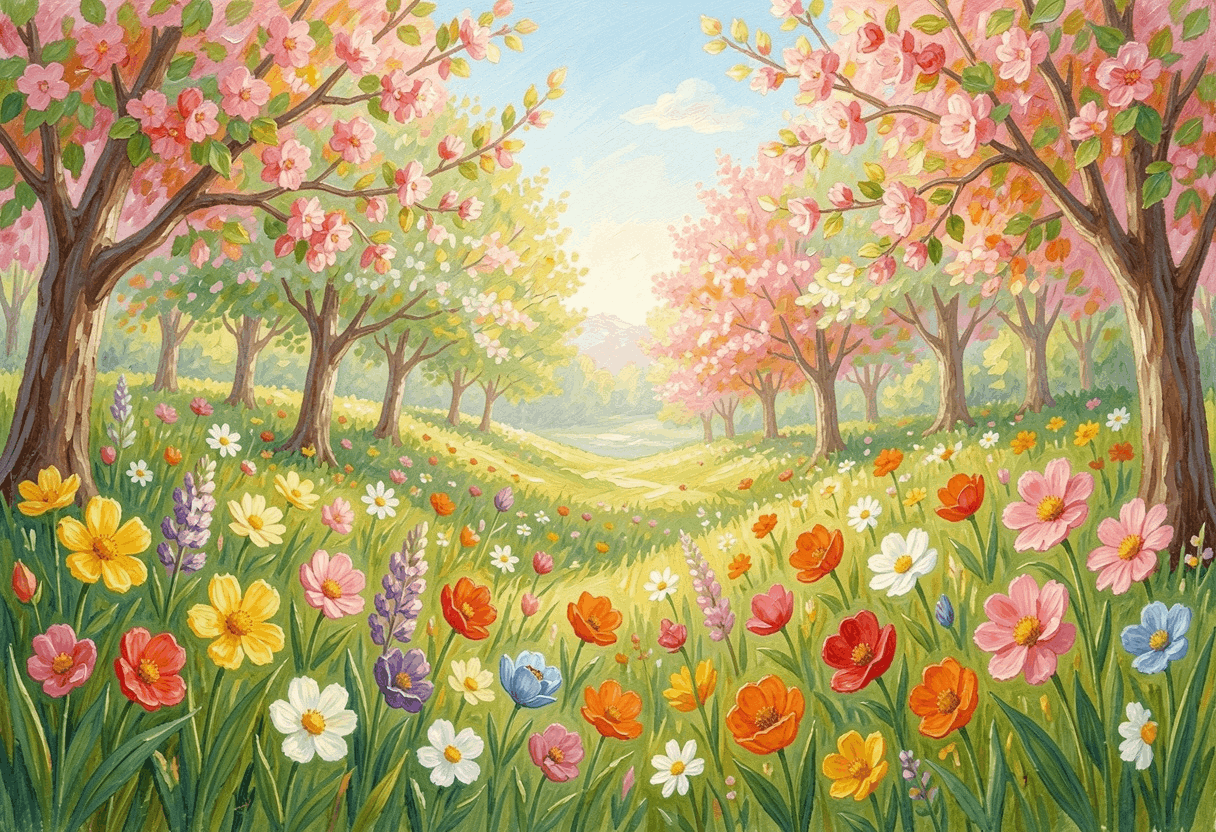 Мастер-класс по изобразительному искусству «Весна»