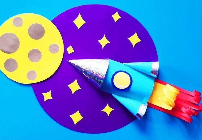 «Выставка рисунков ко Дню Космонавтики»