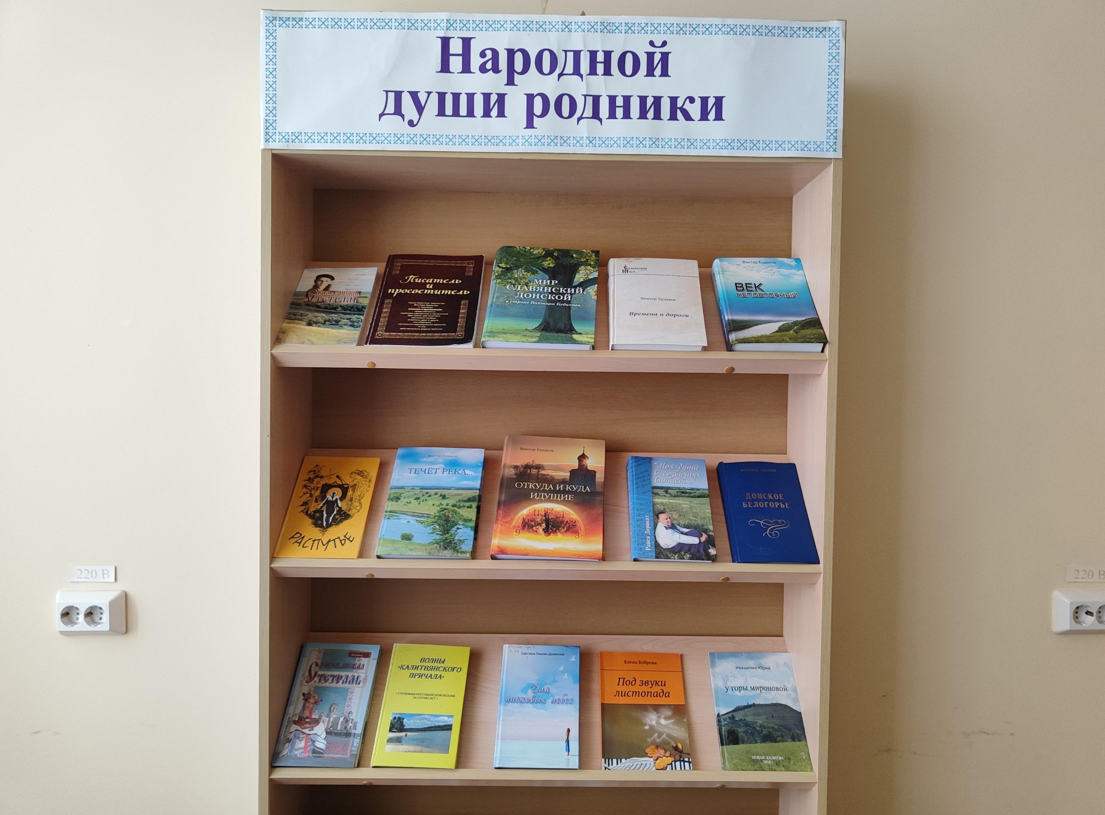 Книжная выставка «Народной души родники»