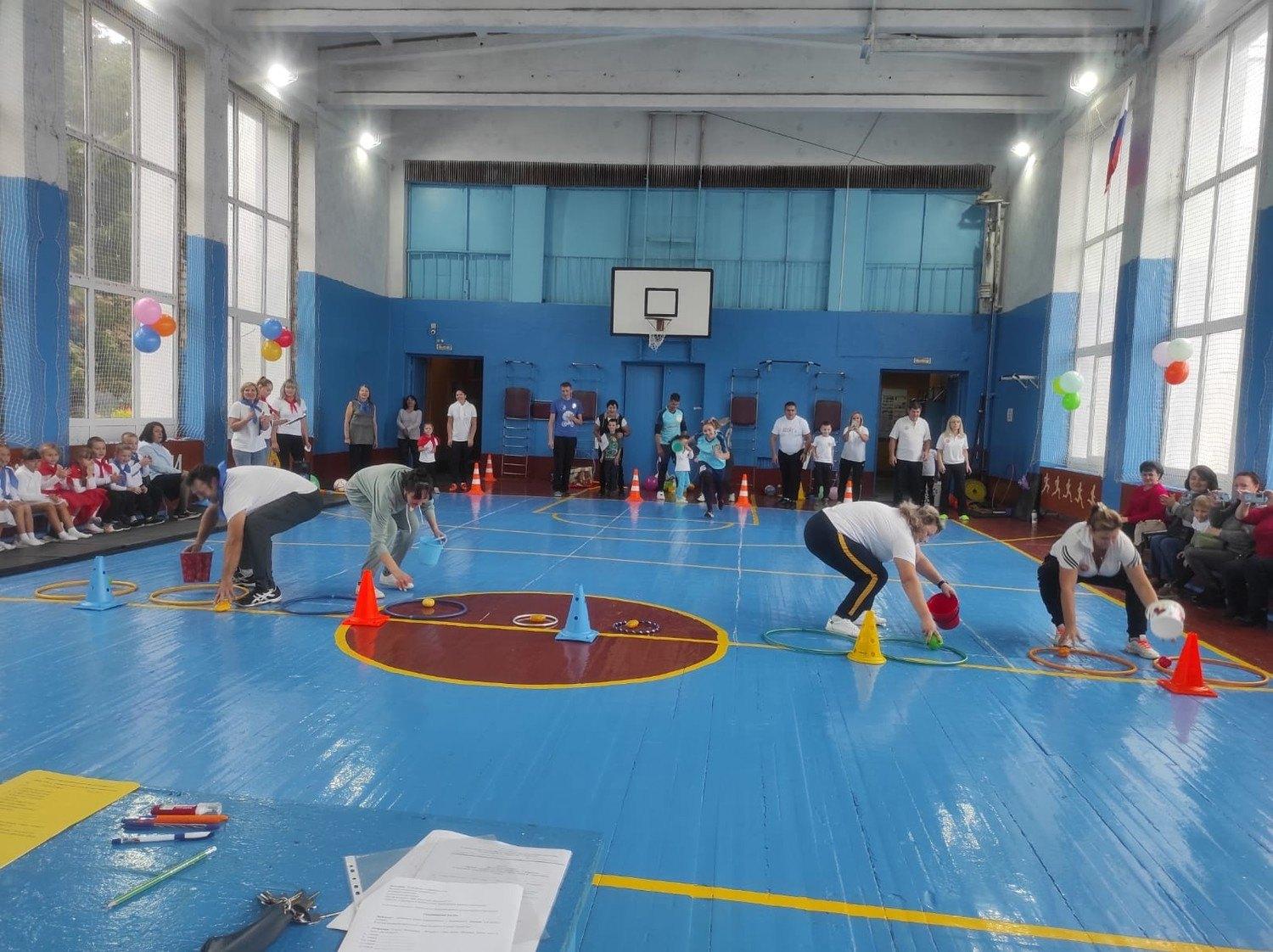 Спортивные состязания «Папа,мама, я спортивная семья»