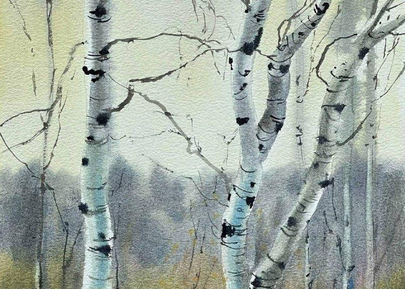 Мастер-класс «Весенний пейзаж»