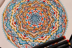 Мастер-класс «Волшебные узоры. Мандала»