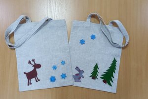 Мастер-класс «Набойка на ткани. Шопер»