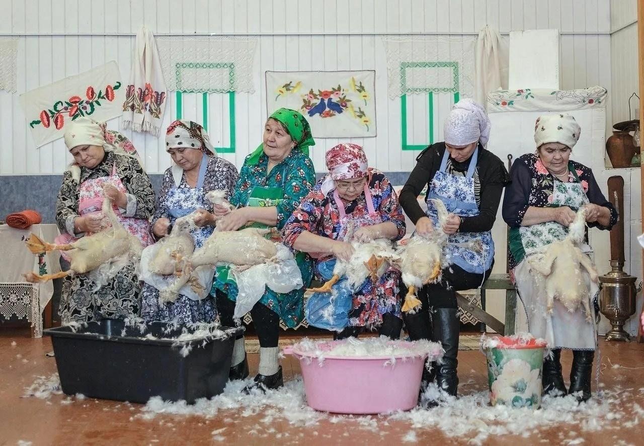 Татарский народный обряд взаимопомощи «Каз омэсе»