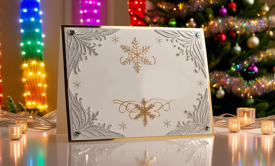 Новогодняя открытка своими руками