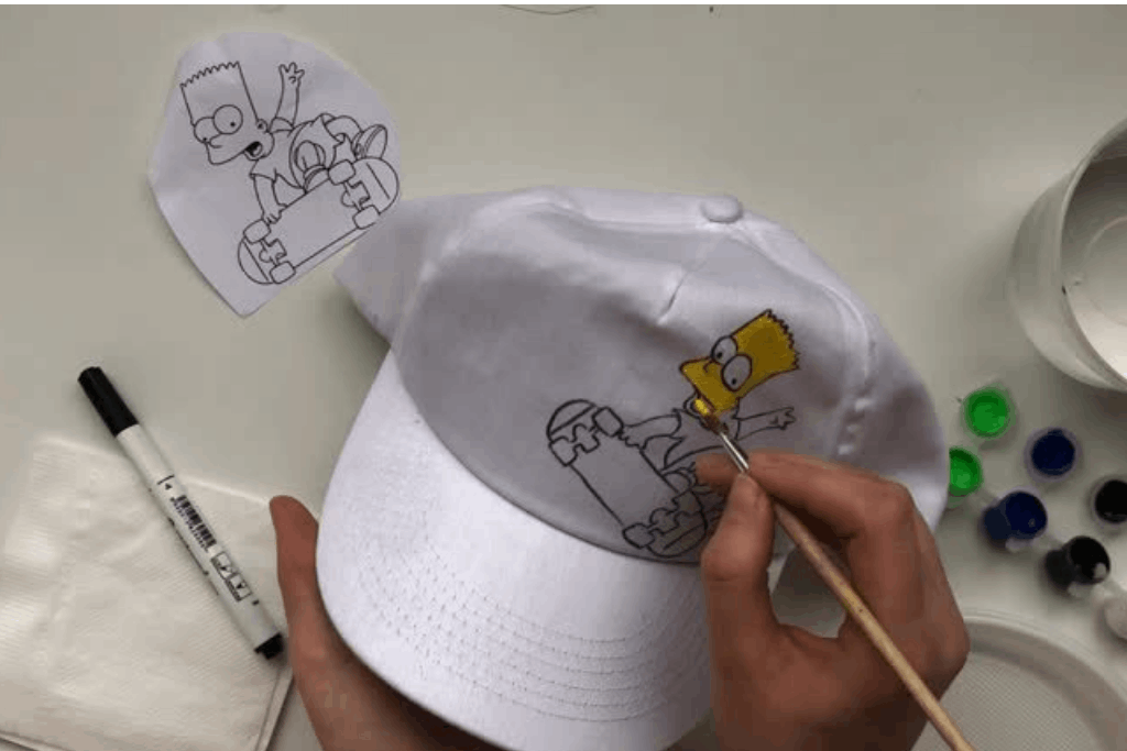 Мастер-класс «Роспись кепки»