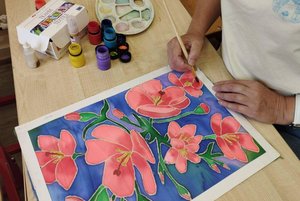 Мастер-класс «Роспись по ткани»