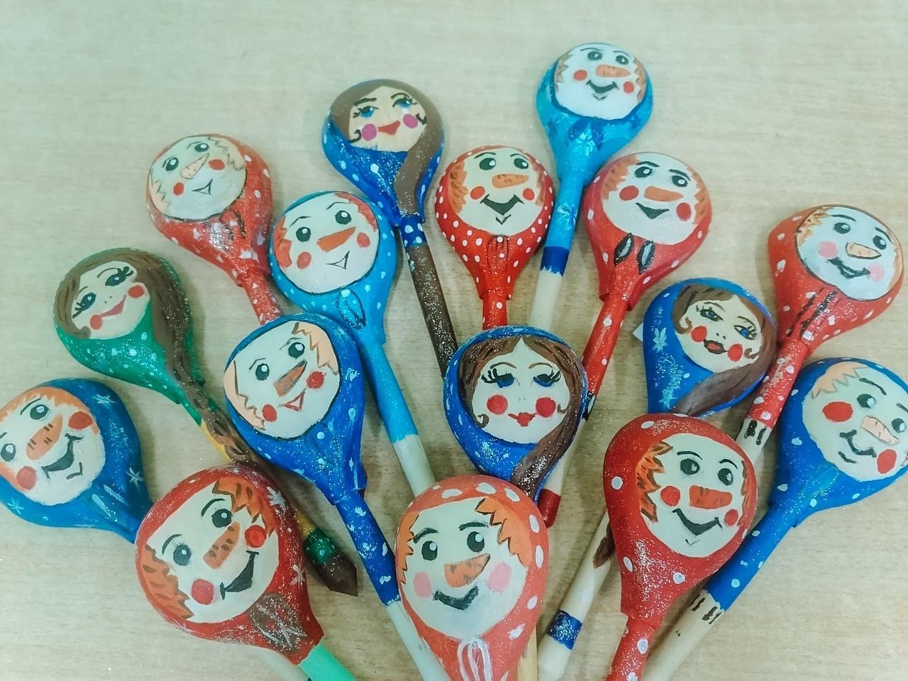 Мастер-класс «Роспись деревянных ложек»