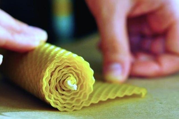 Мастер-класс «Свечи из вощины»