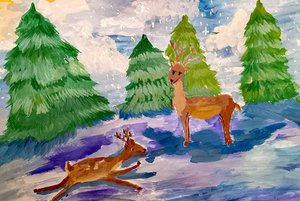 Выставка «Рисунки декабря»