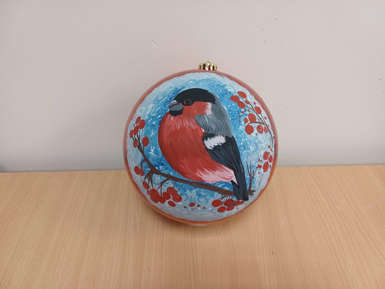 Мастер-класс «Снегирь на рябине»