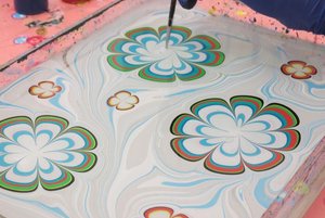 Мастер-класс «Рисование в технике эбру»