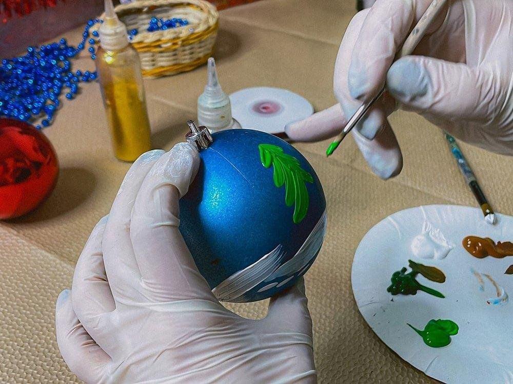 «Новогодние игрушки» мастер–класс