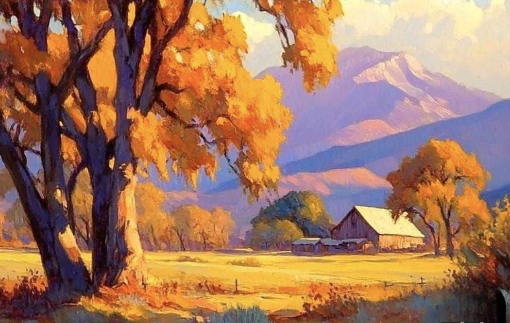 Мастер-класс «Осенний пейзаж гуашью»