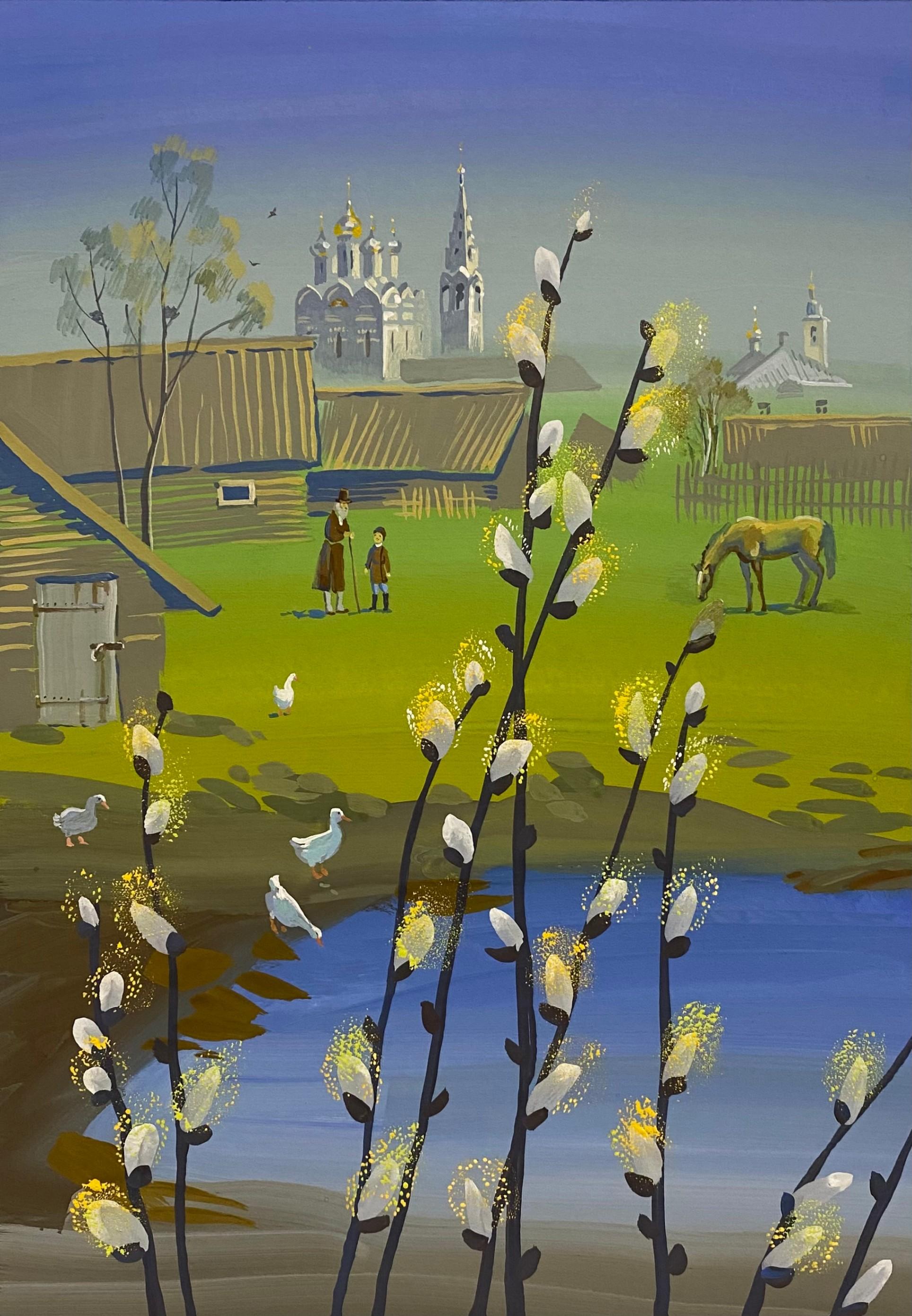 Иллюстрация к роману И.Шмелнва Лето господне Вербное воскресение.JPG