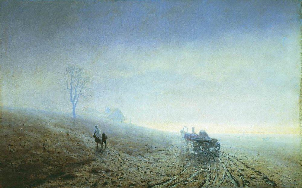 Осенняя распутица. Архип Куинджи