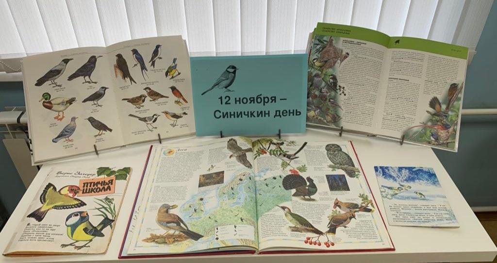 «Синичкин день» книжная выставка