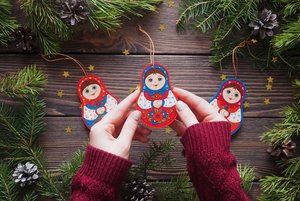 Мастер-класс «Новогодняя игрушка «Русская матрешка»