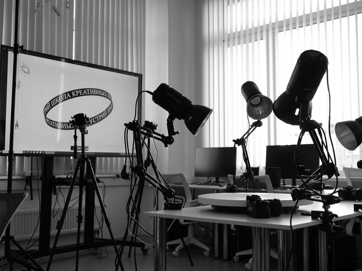 Мастер-класс в студии фото- и видеопроизводства