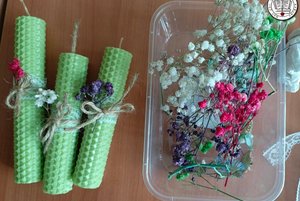 Мастер-класс по изготовлению свечей из вощины
