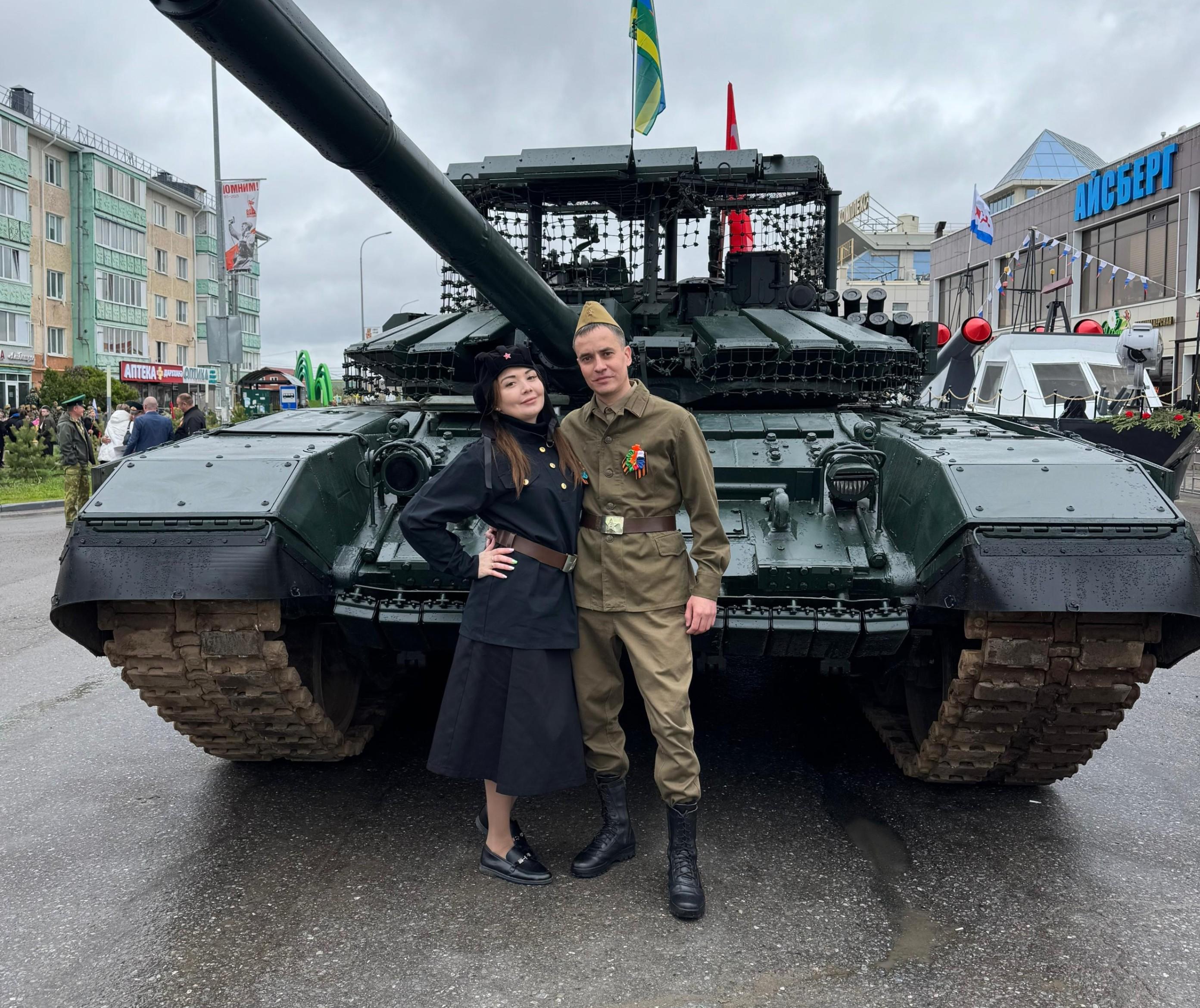 Участие в проведении празднования Дня Победы в районном центре Высокая Гора.