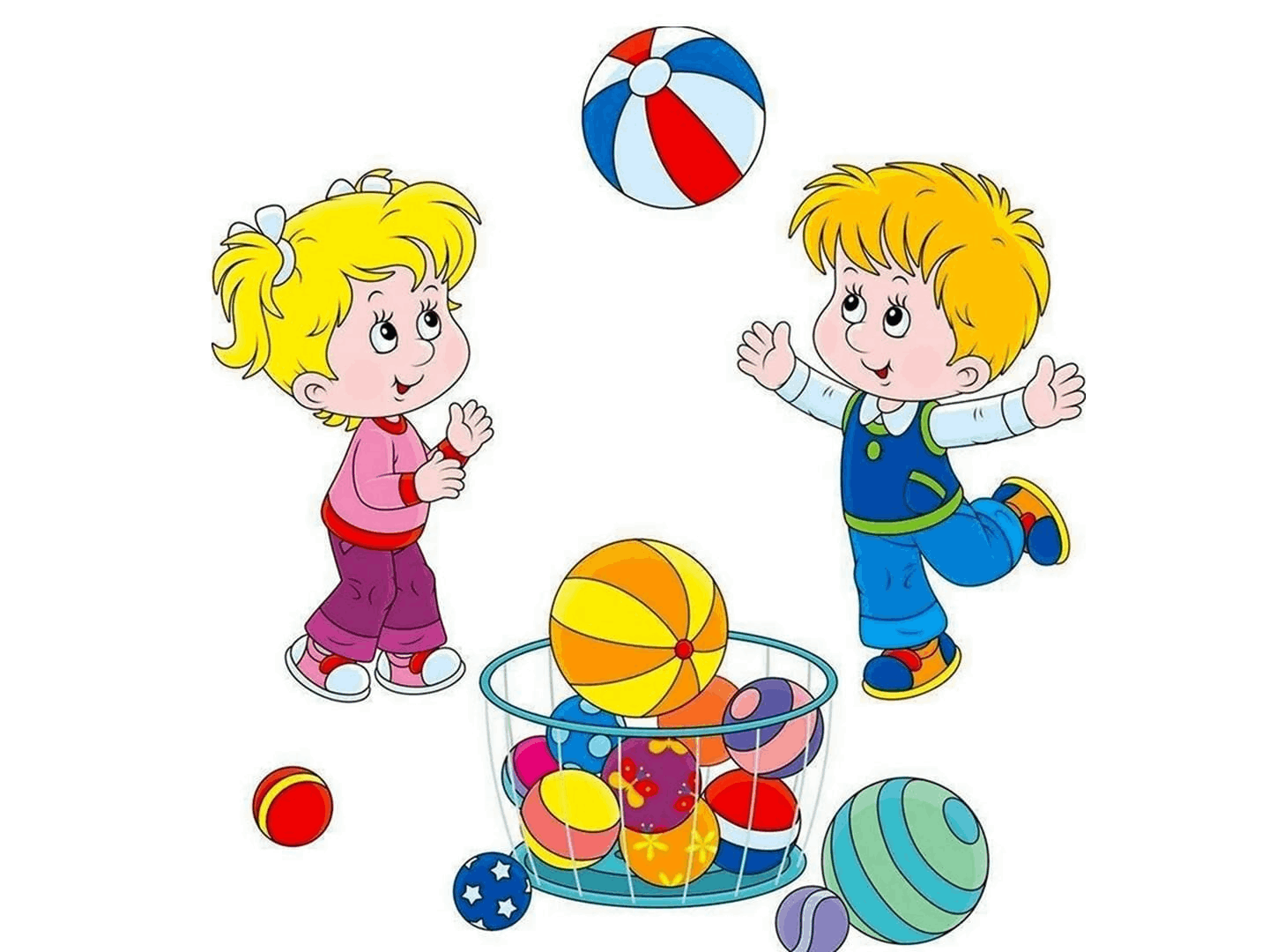 «Мой веселый звонкий мяч» - спортивная игра с детьми на природе