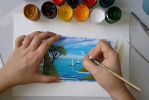 Мастер-класс «Волшебная кисть»