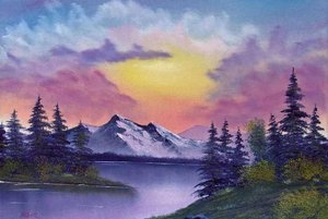 Мастер-класс «Горный пейзаж»