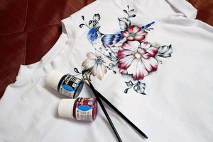 Мастер-класс по росписи футболок (шоперов)