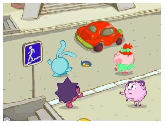 Просмотр мультфильма «Смешарики на дороге!»