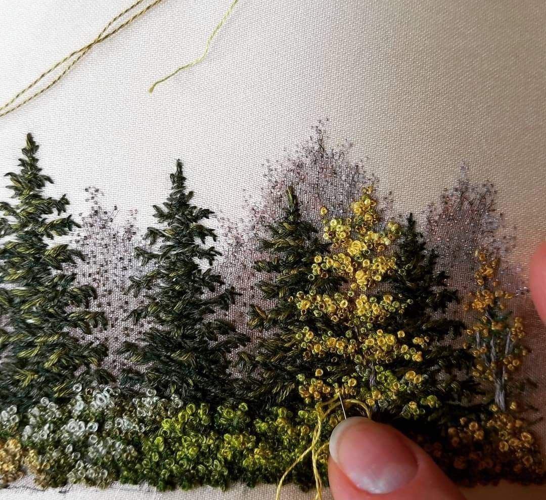 Мастер-класс «Вышивка гладью»