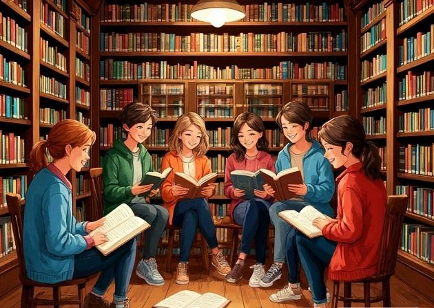 Книжная выставка «Книги собирают друзей»