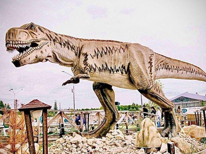 Выставка «оживших» динозавров