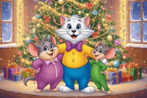 Новогодний спектакль «Мышиный переполох и желание кота Леопольда»