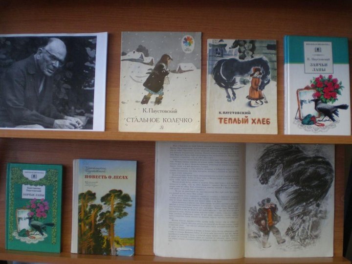 Обзор книжной выставки «В мире природы с Паустовским»