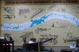 Экспозиция «Беломорско-Балтийский канал»